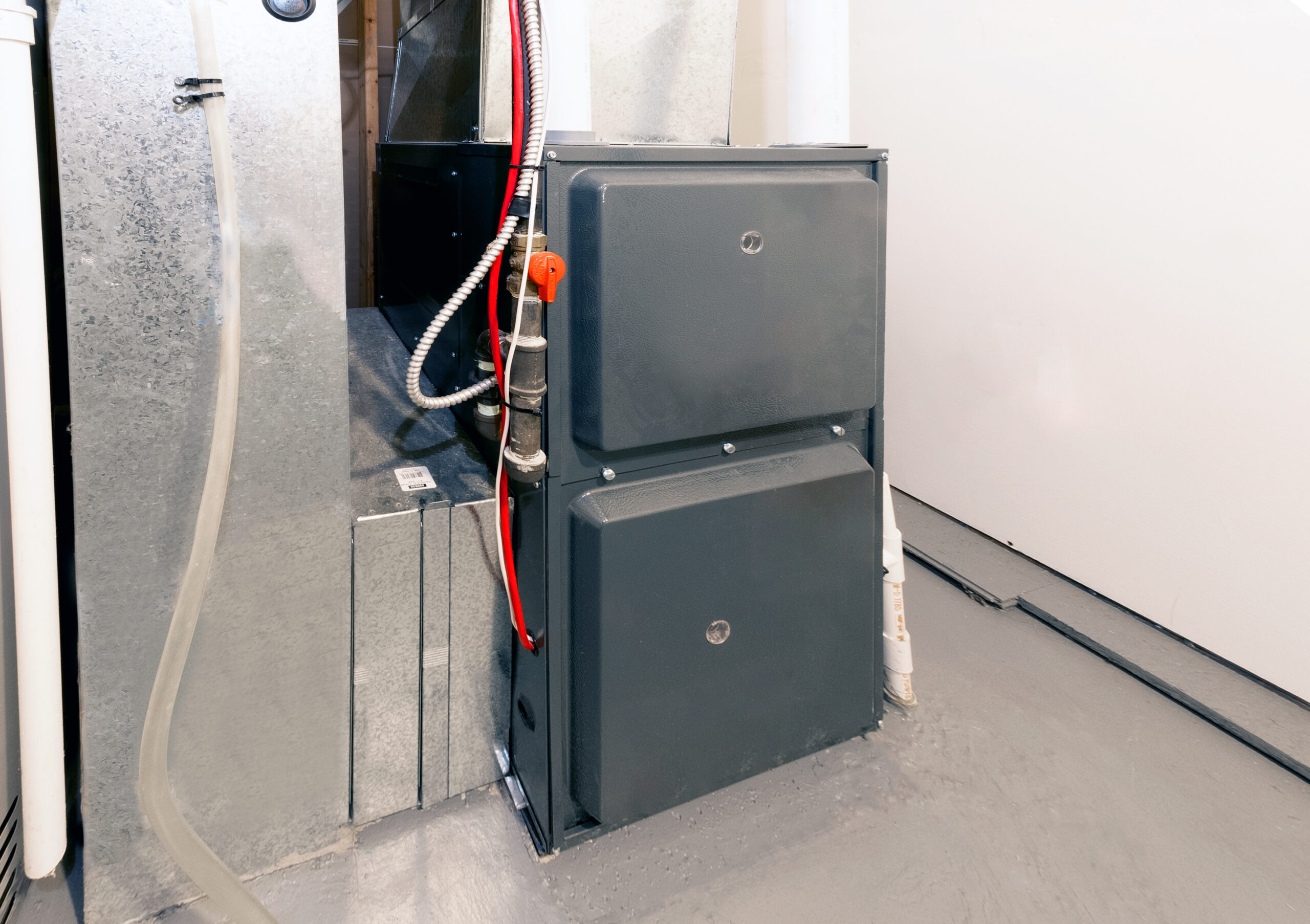 Electric furnace installed in the basement of Grand Rapids home